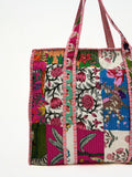 Borsa Tote Patchwork Cotone, Patchwork Cotton Tote Bag