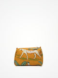 Beauty Case Cotone Giallo Tigri, Yellow Cotton Beauty Case Tiger Print