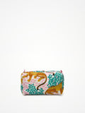 Beauty Case In Cotone Stampato Bianco,  Printed Cotton White Beauty Case 