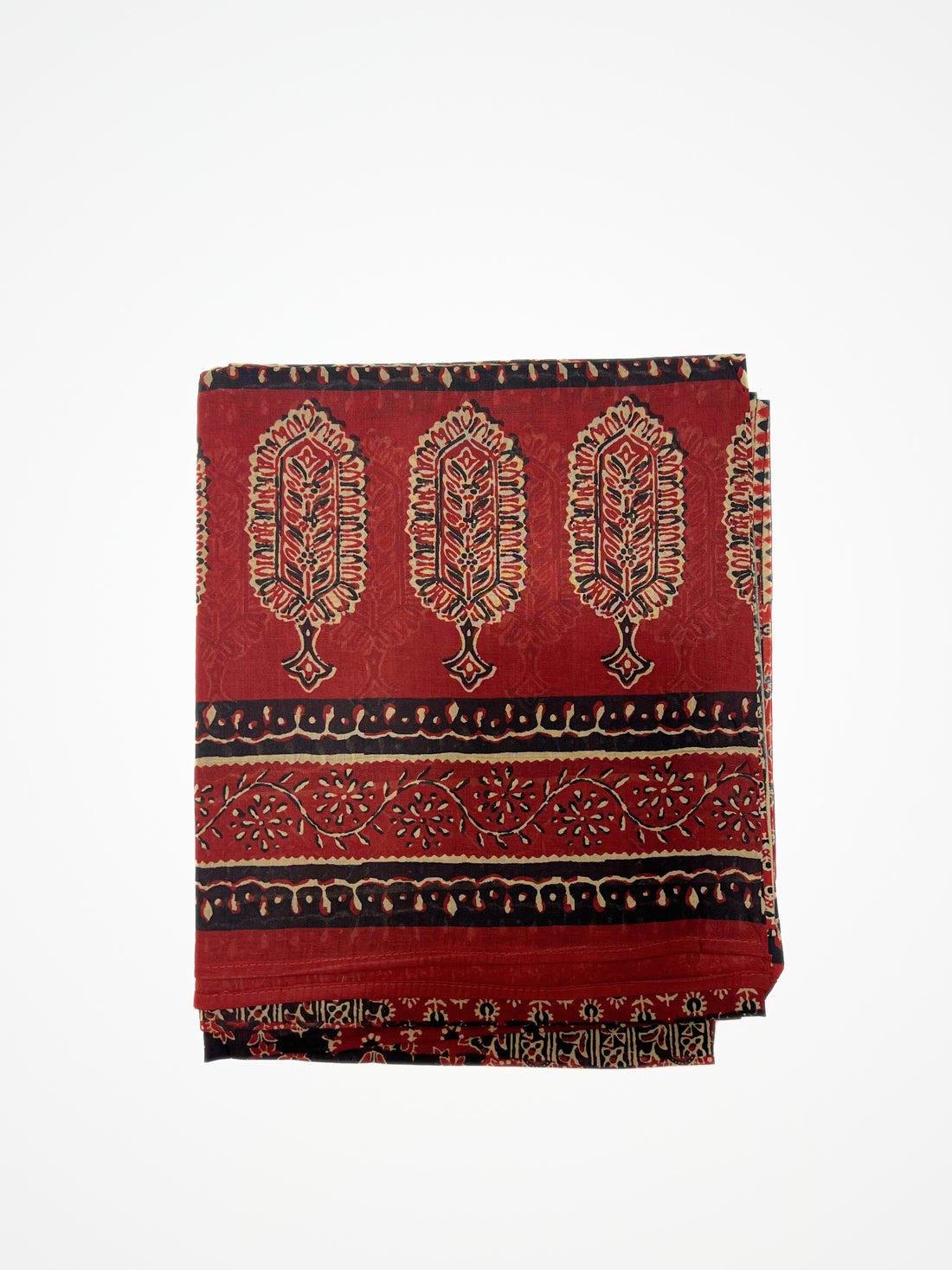 Pareo Cotone Rosso, Cotton Beach Coverup Red