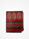 Pareo Cotone Rosso, Cotton Beach Coverup Red