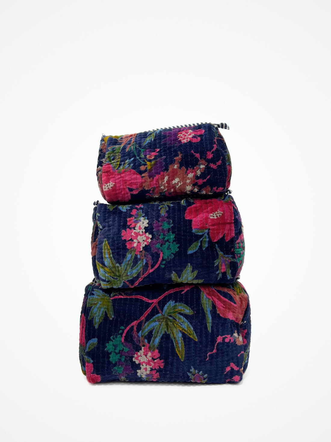 Beauty Case Velluto Blu, Blue Velvet Beauty Case