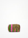 Beauty Case Cotone Rosa Tigri, Pink Cotton Beauty Case Tiger Print