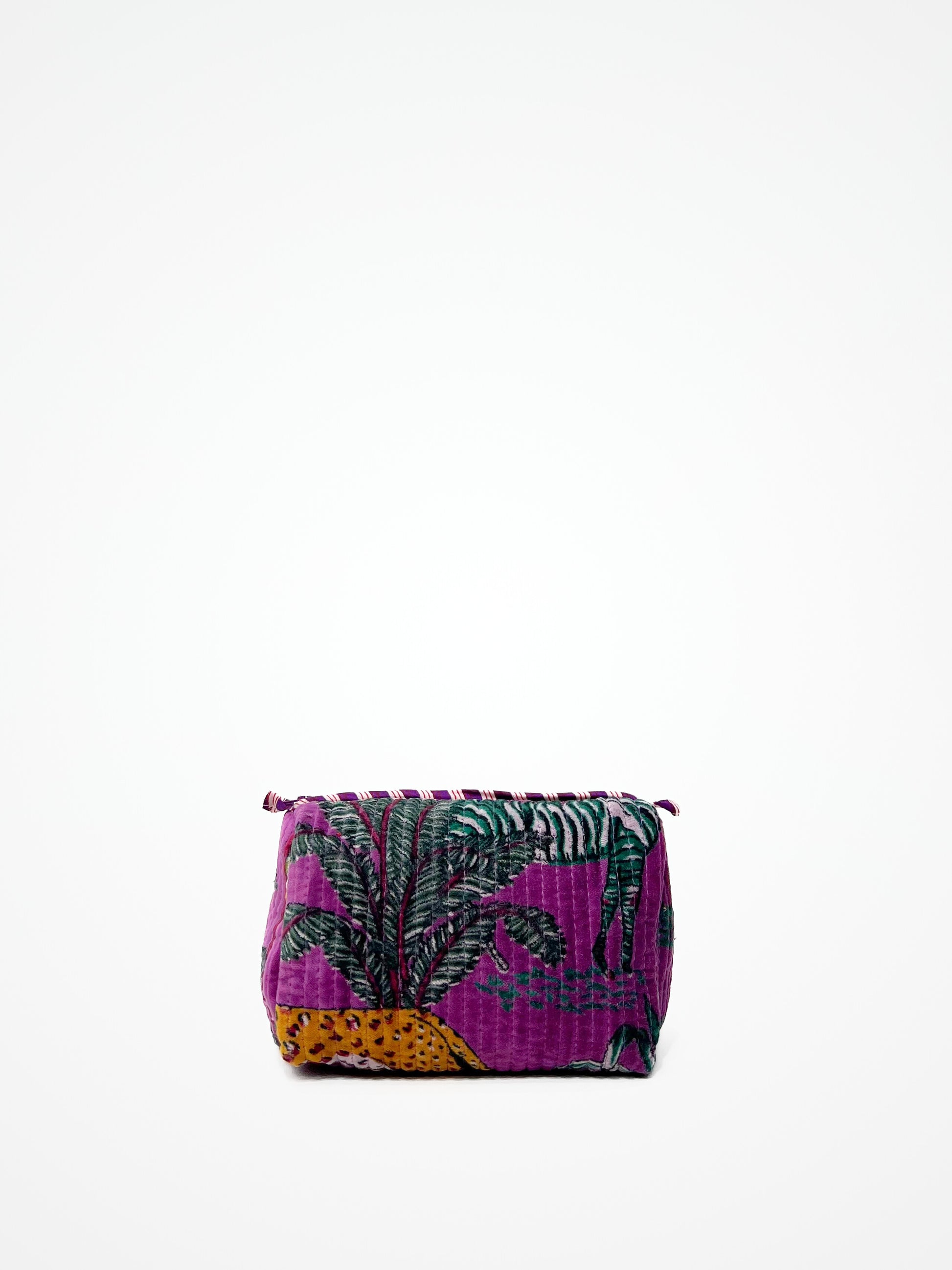 Beauty Case Velluto Violetta, Velvet Violet Beauty Case