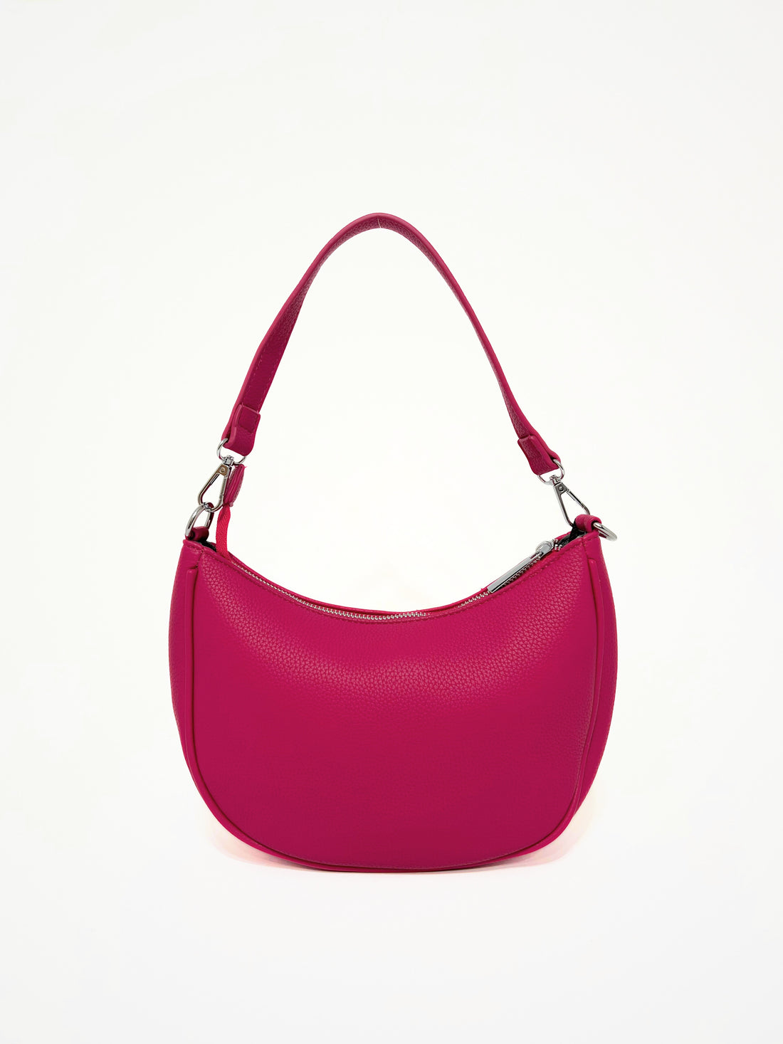 borsa a mezzaluna, magenta