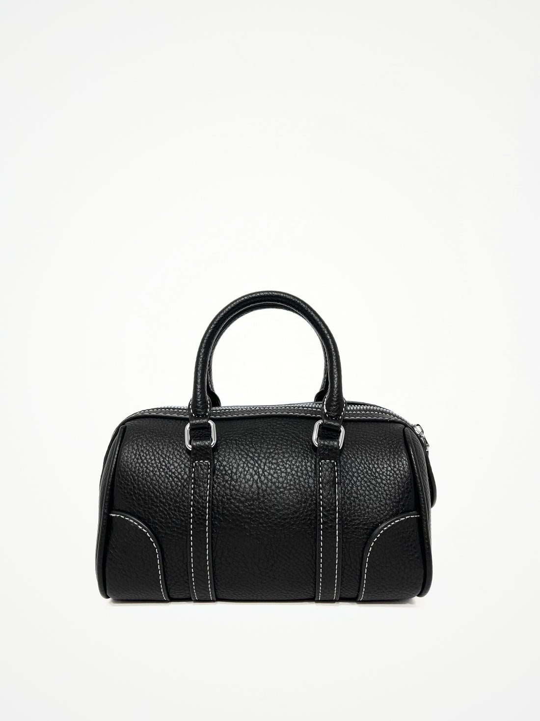 Mini Bauletto Bag Nero, Mini Top-handle Bag Black