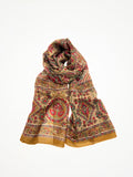 pure silk paisley scarf