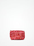 Beauty Case In Cotone Stampato Rosa, Printed Cotton Pink Beauty Case 