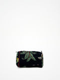 Beauty Case In Cotone Stampa Giungla Nero, Tiger Print Cotton Black Beauty Case 