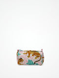 Beauty Case In Cotone Stampato Bianco,  Printed Cotton White Beauty Case 
