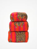 Beauty Case Tigri Arancione, Cotton Beauty Case Tigers Orange