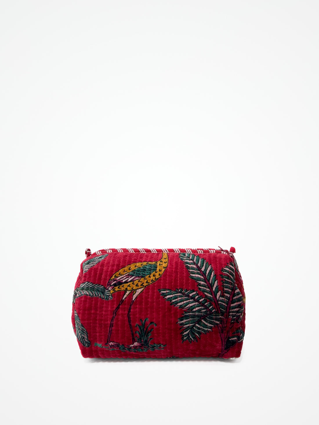 Beauty Case Velluto Ciliegia, Velvet Cherry Red Beauty Case